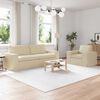 vidaXL Sofa 2 pcs Creme