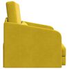 vidaXL Schlafsofa Gelb 65 x 80 x 83 cm Samt