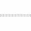 vidaXL Maschendrahtzaun mit Bodenflansch Anthrazit 1,4x25 m
