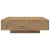 vidaXL Couchtisch Artisan-Eiche 100 x 100 x 31 cm Holzwerkstoff