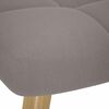vidaXL Relaxsessel mit Hocker Taupe Stoff