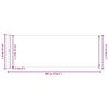 vidaXL Seitenmarkise Ausziehbar 220x600 cm Braun