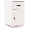 vidaXL Schreibtisch-Schrank Wei&szlig; 40x50x75 cm Massivholz Kiefer