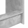 vidaXL Bett-Schreibtisch Beton Grau 100 x 45 x 75 cm Holzwerkstoff