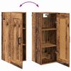 vidaXL Highboard Altholz 34,5 x 34 x 180 cm Holzwerkstoff