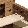 vidaXL Bettgestell ohne Matratze Altholz-Optik 100x200cm Holzwerkstoff