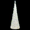 vidaXL Pop-Up-Weihnachtsbaum K&uuml;nstlich 50 LEDs Wei&szlig; 120 cm