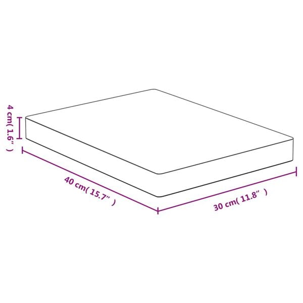 vidaXL Schneidebrett 30x40x4 cm Bambus