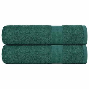 vidaXL Duscht&uuml;cher FROGN 2 Stk. Gr&uuml;n 70x140 cm 360 g/m&sup2;