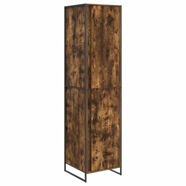 vidaXL Warderobe 2 pcs Raucharbe 50 x 50 x 200 cm Holzwerkstoff