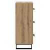 vidaXL Sideboard Artisan-Eiche 34,5 x 34 x 90 cm Holzwerkstoff