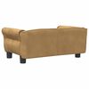 vidaXL Hundebett Braun 70x45x30 cm Samt