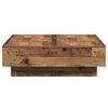 vidaXL Couchtisch Altholz 90 x 90 x 28 cm Holzwerkstoff