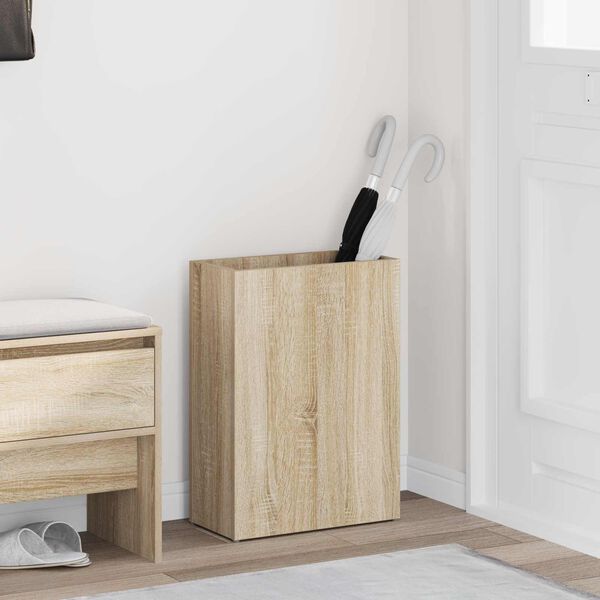 vidaXL Sonnenschirmhalter Sonoma-Eiche 40 x 20 x 55,5 cm Holzwerkstoff
