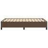 vidaXL Bettgestell ohne Matratze Dunkelbraun 120x190 cm Stoff