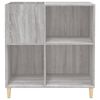 vidaXL Plattenschrank Grau Sonoma 84,5x38x89 cm Holzwerkstoff