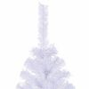 vidaXL K&uuml;nstlicher Weihnachtsbaum Wei&szlig; 240 cm PVC und Stahl