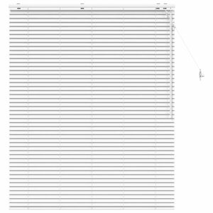 vidaXL Venezianische Jalousie Wei&szlig; 135 x 160 cm 35 mm