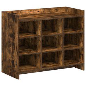 vidaXL Schuhschrank Ger&auml;ucherte Eiche 85 x 39,5 x 70 cm Holzwerkstoff