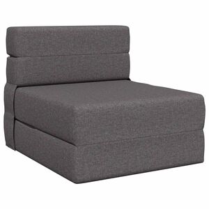 vidaXL Klappsofa Bett Hellgrau 70 x 72 x 60 cm Stoff