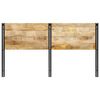 vidaXL Kopfteil 180 cm Massivholz Mango und Eisen