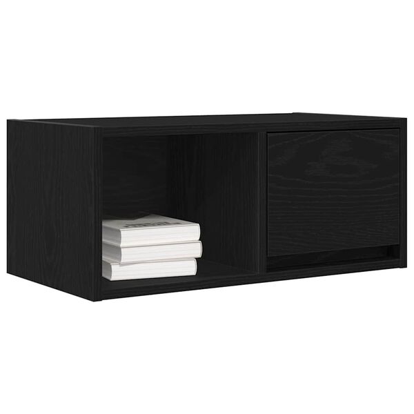 vidaXL TV-Schr&auml;nke 2 Stk. Schwarz Eichen-Optik 60x31x25,5 cm