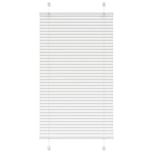 vidaXL Plissee Wei&szlig; 80x100 cm Stoffbreite 79,4 cm Polyester