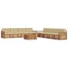 vidaXL Outdoor-Sofagarnitur 9 stk. Natur und Beige