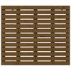 vidaXL Wand-Kopfteil Honigbraun 126x3x91,5 cm Massivholz Kiefer