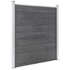 vidaXL Gartenzaun WPC 353×186 cm Grau