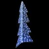 vidaXL Weihnachtsbaum mit 160 LEDs Kaltwei&szlig; 150 cm Acryl