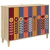 vidaXL Sideboard ESSEN Sonoma 102 x 33 x 75 cm Holzwerkstoff