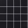 vidaXL Palettenkissen Schwarz Karomuster 120x80x12 cm Stoff