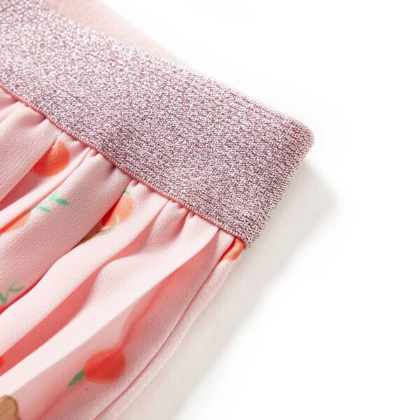 Kinder-Faltenrock Hellorange 128