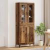 vidaXL Highboard Altholz 69,5 x 34 x 180 cm Holzwerkstoff