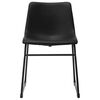 vidaXL Esszimmerstuhl Schwarz Kunstleder