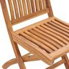 vidaXL Gartenst&uuml;hle 2 Stk. mit Cremewei&szlig;en Kissen Massivholz Teak