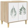 vidaXL Badezimmerschrank HANAU Sonoma 60 x 40 x 60 cm Holzwerkstoff