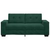 vidaXL Zweisitzer-Sofa Dunkelgr&uuml;n 180x77x82 cm Samt