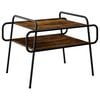 vidaXL Couchtisch Ger&auml;ucherte Eiche 70 x 50 x 51 cm Holzwerkstoff