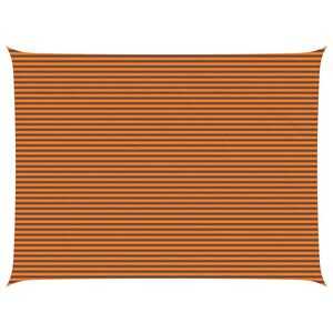 vidaXL Sonnensegel Orange und Braun 8 x 6 m 100 % Polyester Oxford