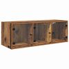 vidaXL Wandschrank Wandmontiert Altholz 102 x 37 x 35 cm Holzwerkstoff