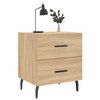 vidaXL Nachttisch Sonoma-Eiche 40x35x47,5 cm Holzwerkstoff
