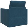 vidaXL Schlafsofa 60cm Blau Samt