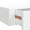 vidaXL Wandregal mit Schublade Wei&szlig; 40x23,5x10 cm MDF