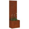 vidaXL Garten Sichtschutz-Leinwand Rostig 50 x 32 x 150 cm