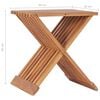 vidaXL Klappbarer Hocker 40×32×45 cm Massivholz Teak