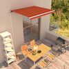 vidaXL Manuelle Markise mit Solar-LED 4 x 3,5 m