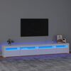 vidaXL TV-Schrank mit LED-Leuchten Weiß 270x35x40 cm