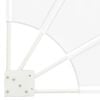 vidaXL Balkon Sichtschutz Weiß 210 x 210 cm Stoff
